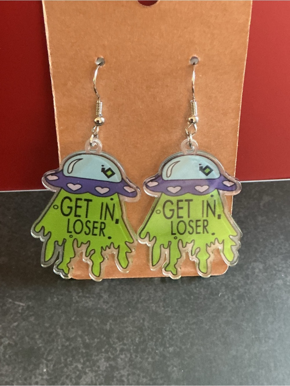 Get In slower Spaceship Earrings